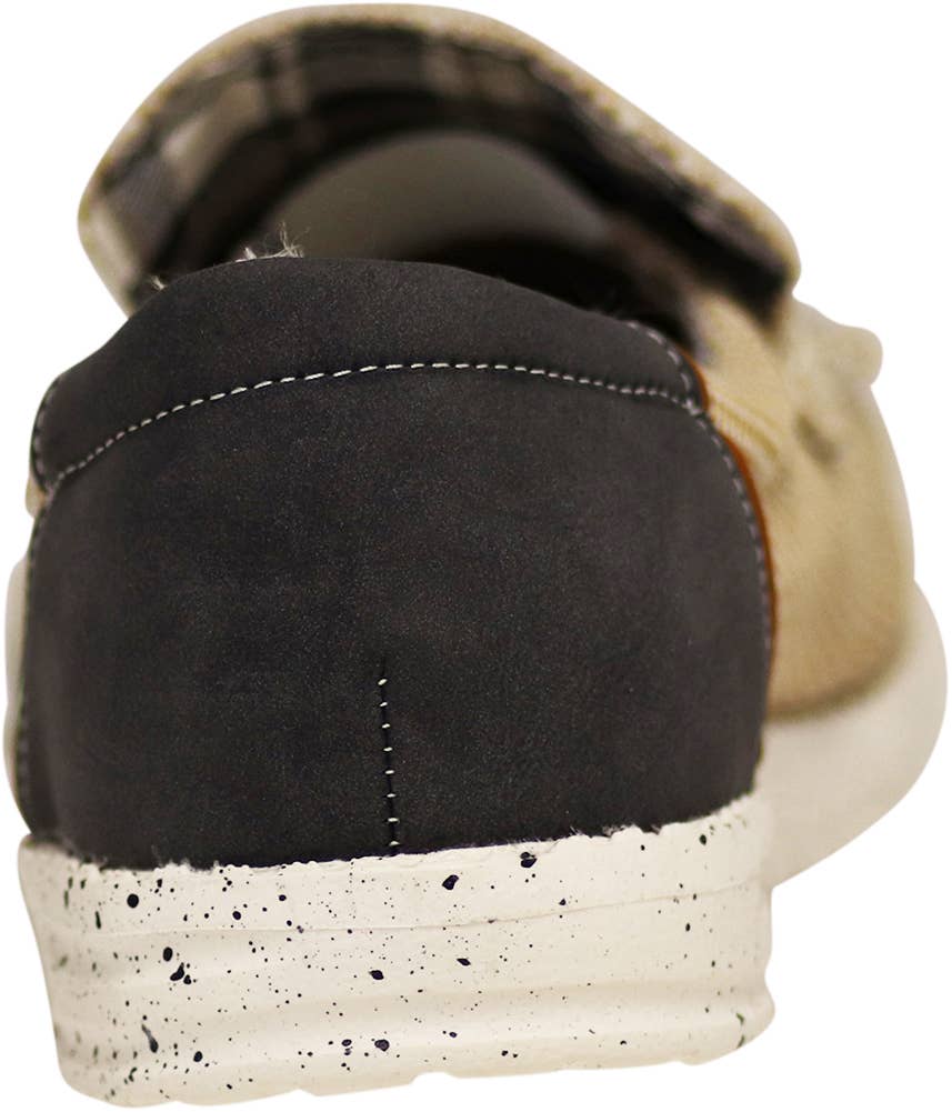 NORTY Men Lightweight Loafer Slip on Lace up Boat Shoe 41965