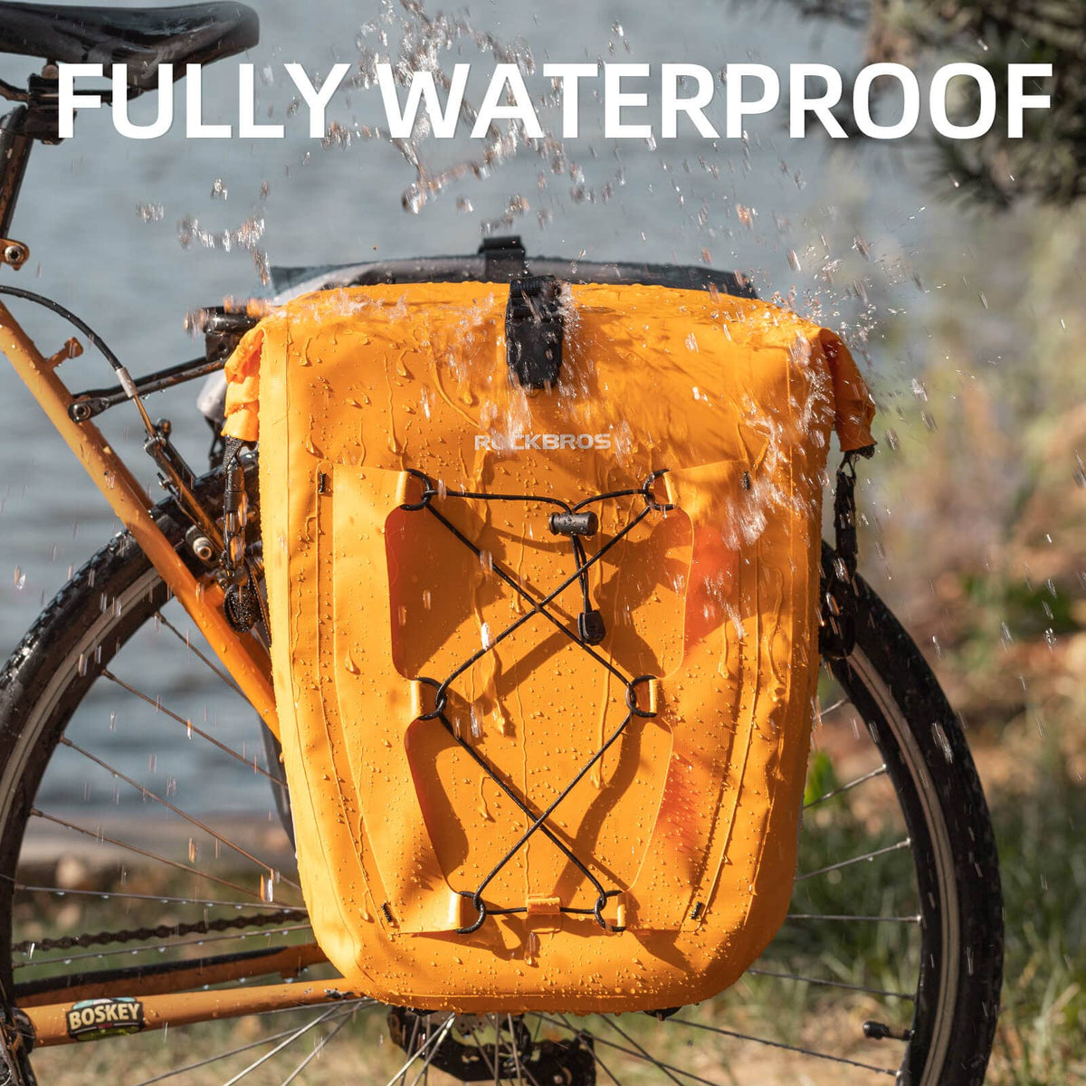 Fully Waterproof Bike Pannier Large Capacity 6
