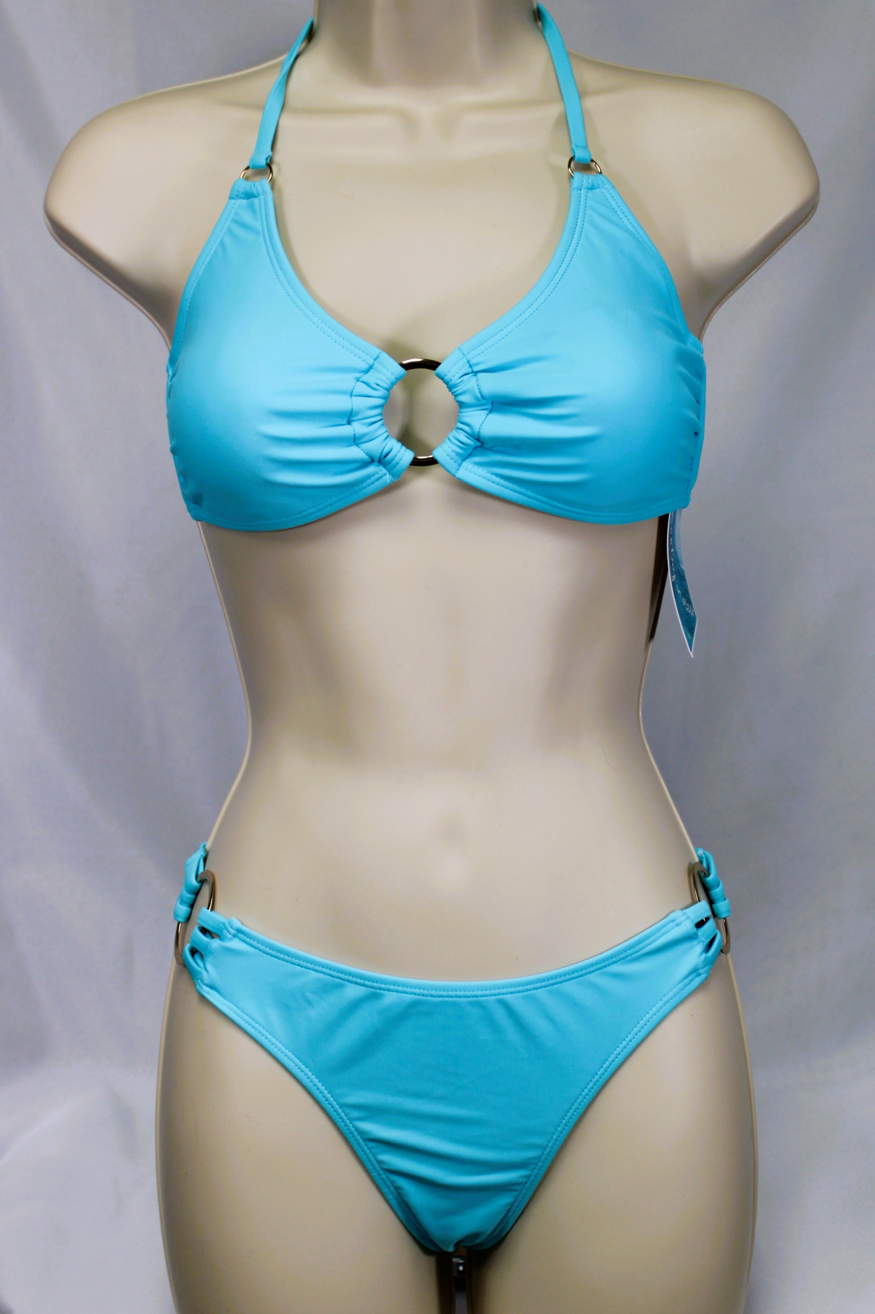 Solid Color O-Ring PIO Bikini Bottom