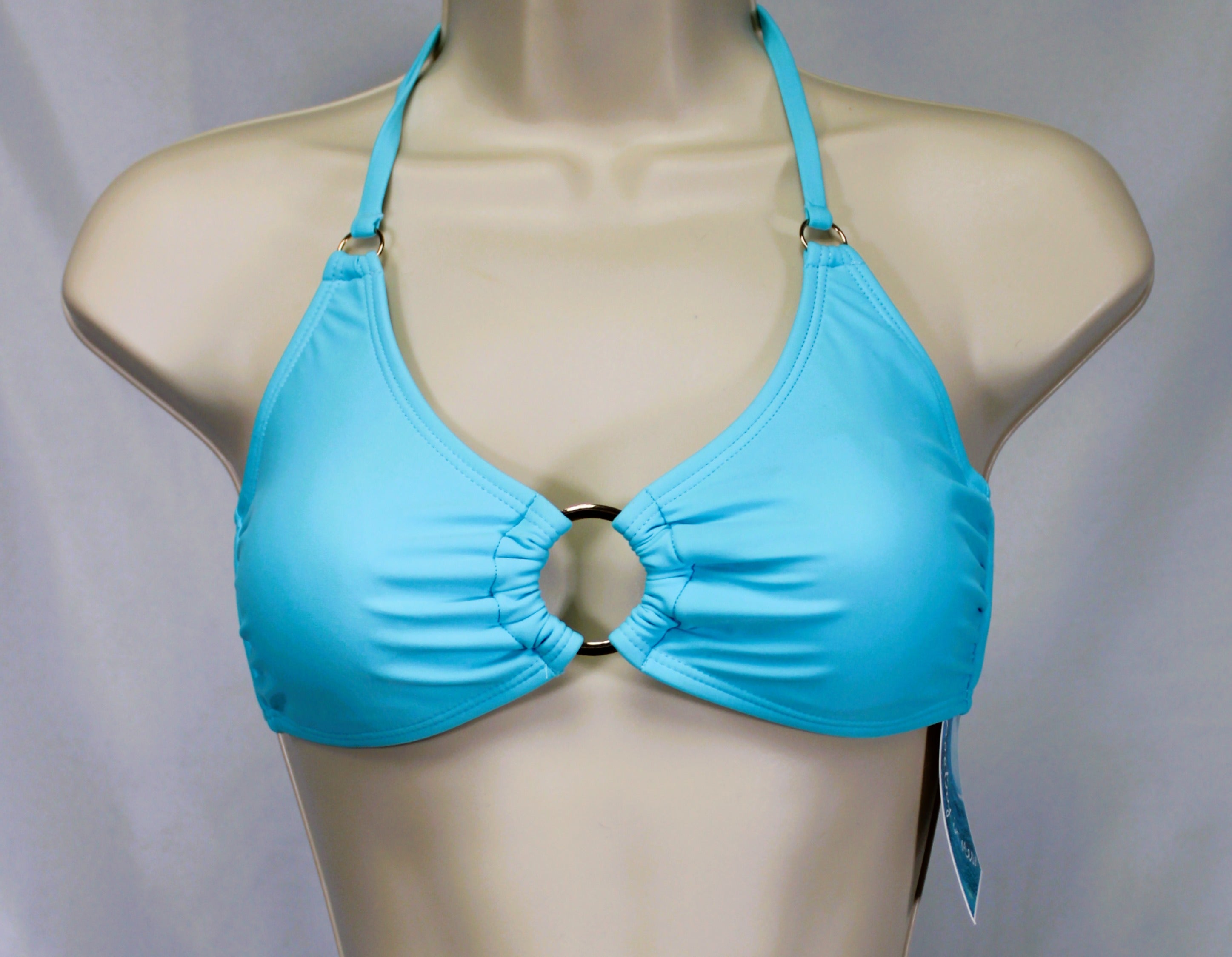 Solid Color O-Ring PIO Bikini Top
